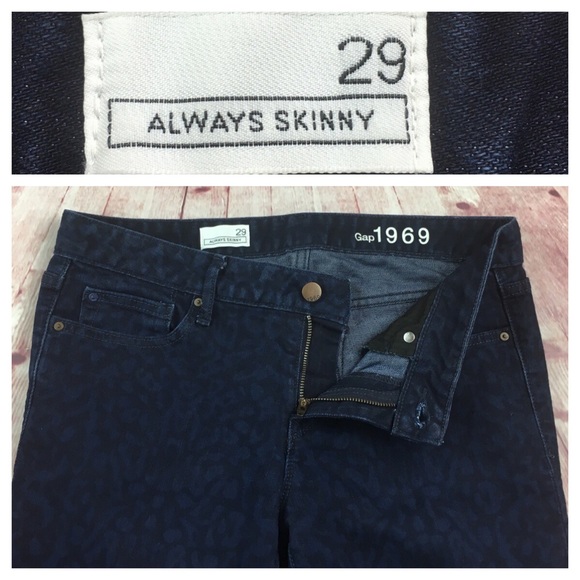 💸GAP 1969 Always Skinny denim Jean in size 29 - Picture 4 of 8
